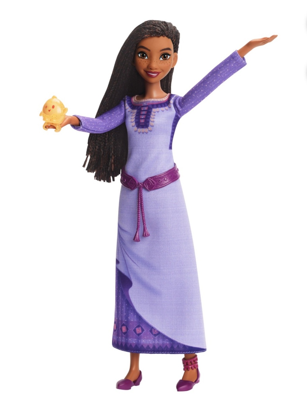 Disney Wish Singing Asha of Rosas Fashion Doll & Star Figure Set